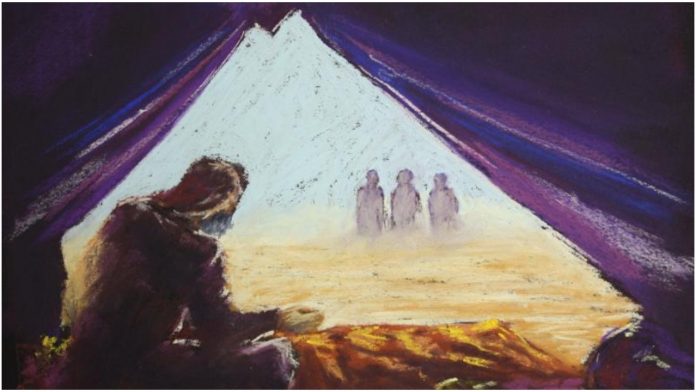 Tri muškarca posjetila Abrahama