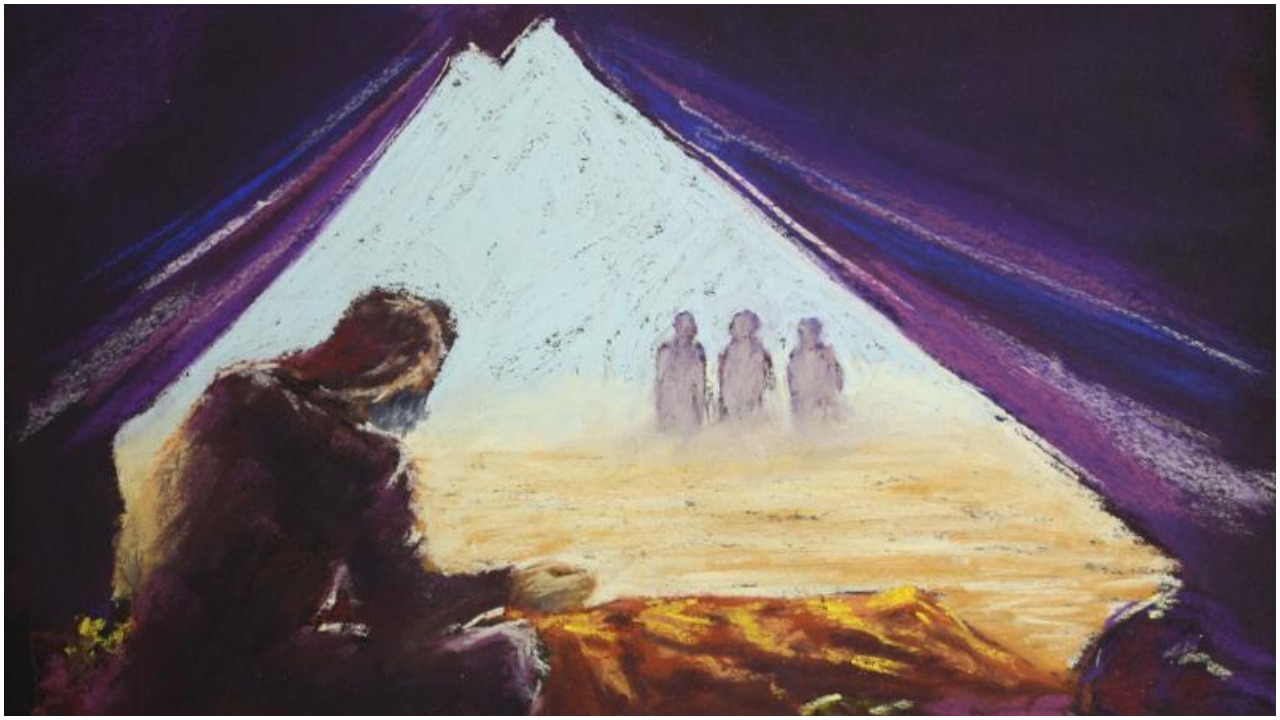 Tri muškarca posjetila Abrahama