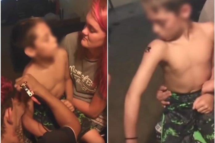 Majka dozvolila tetovažu 9-godišnjeg sina