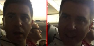 Pilot aviona je preko razglasa izgovorio njegovo ime