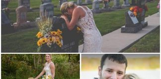 Na dan vjenčanja je otišla na grob zaručnika u vjenčanici