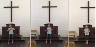 djevojčica zapjevala u crkvi