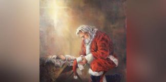 Facebook cenzurirao sliku Djeda Božićnjaka koji kleči pred malenim Isusom nazivajući to ''nasilnim sadržajem''