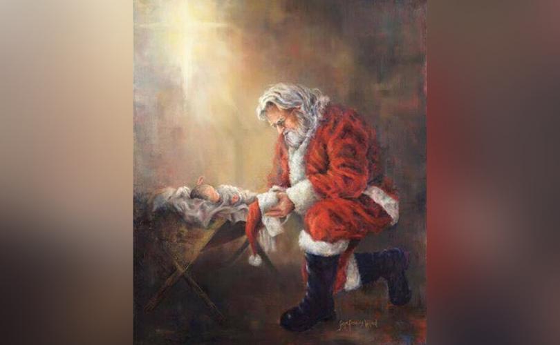 Facebook cenzurirao sliku Djeda Božićnjaka koji kleči pred malenim Isusom nazivajući to ''nasilnim sadržajem''