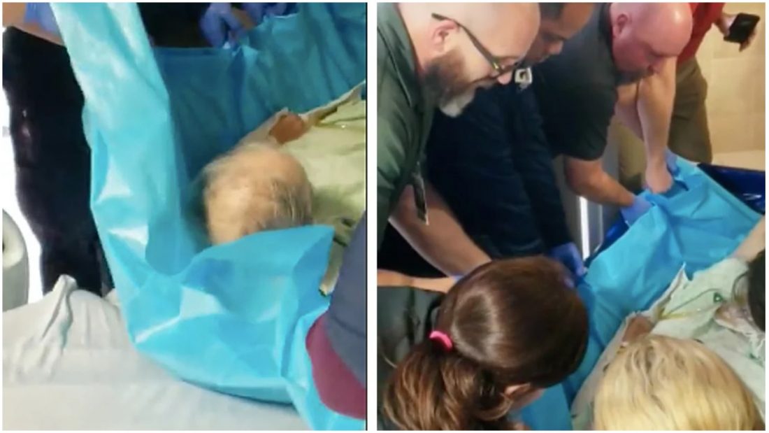 Pacijent kršten u svojoj bolničkoj sobi: