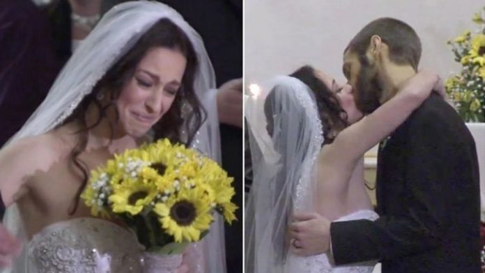 par vjenčanje Par koji je odgodio svoje vjenčanje nakon što im je dijagnosticiran rak se napokon vjenčao