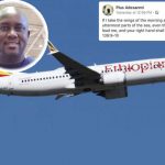 Putnik imao predosjećaj avion srusiti biblijski citat