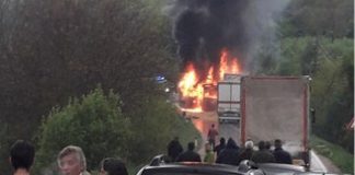 teška prometna nesreća autobus kamion
