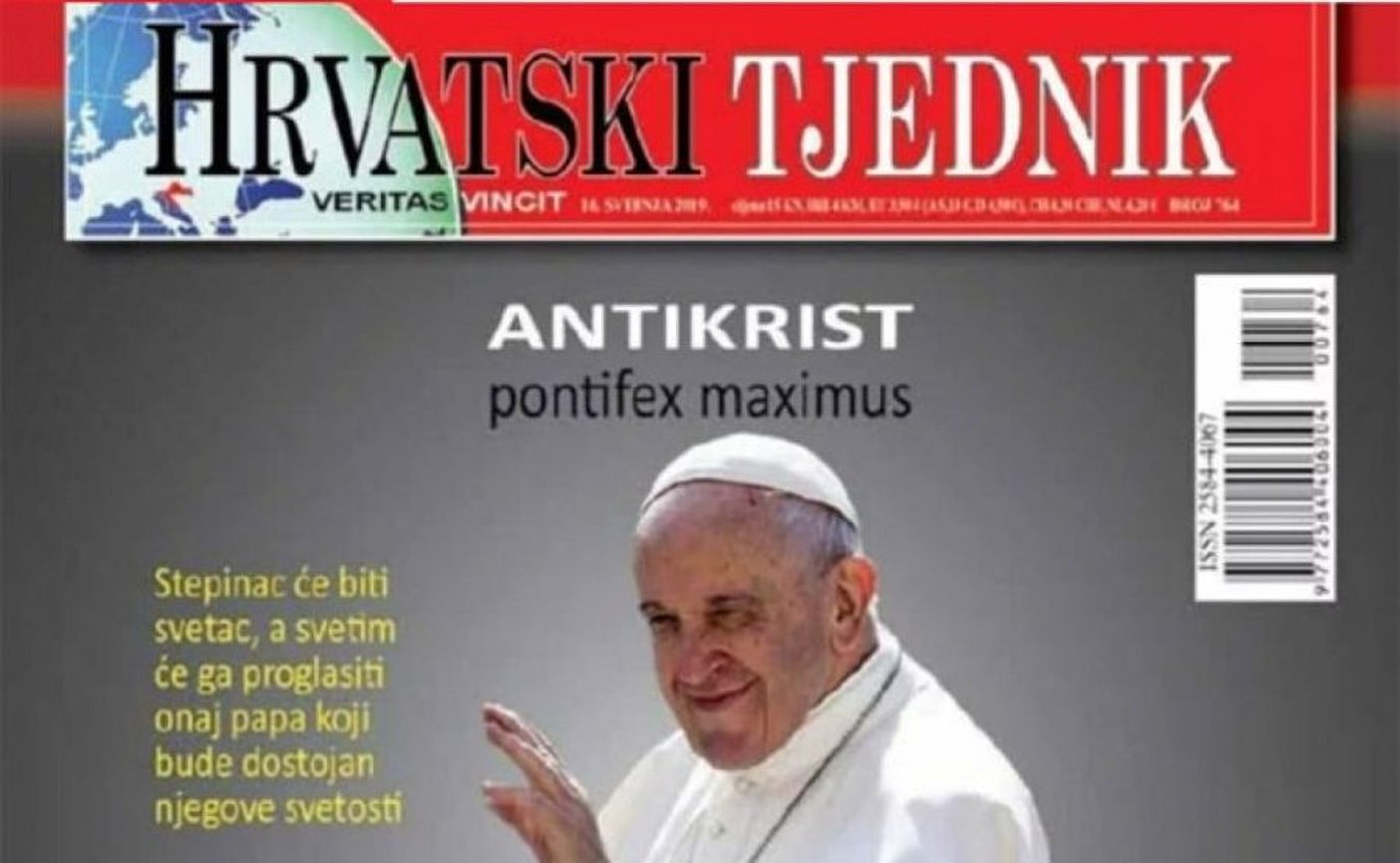 Papa Franjo Antikrist Hrvatski tjednik