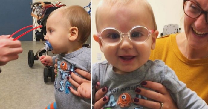 Beba je nakon operacije očiju prvi put ugledala svog tatu