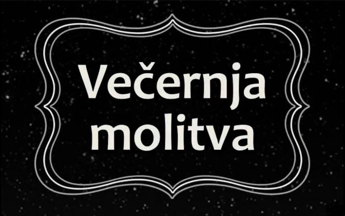 Predaj sve Bogu riječima večernje molitve
