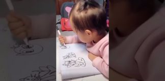 Beba je uzela flomaster i ostavila roditelje bez teksta