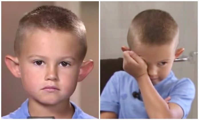 Djeca su mu se rugala zbog njegovih ušiju Djeca su mu se rugala zbog njegovih ušiju