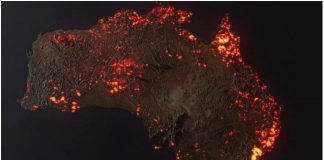 Vizualizacija iz svemira pokazuje šokantne razmjere požara u Australiji