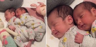 Bebe blizanke se maze do spavaju, snimka je rastopila svijet