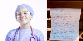 Beskućnik napisao pismo medicinskoj sestri koja mu je ostavila hranu