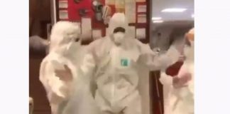 Liječnici zaplesali kako bi razveselili pacijente zaražene koronavirusom