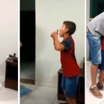 Gluhi dječak je čuo tatin glas, njegova reakcija tjera suze na oči