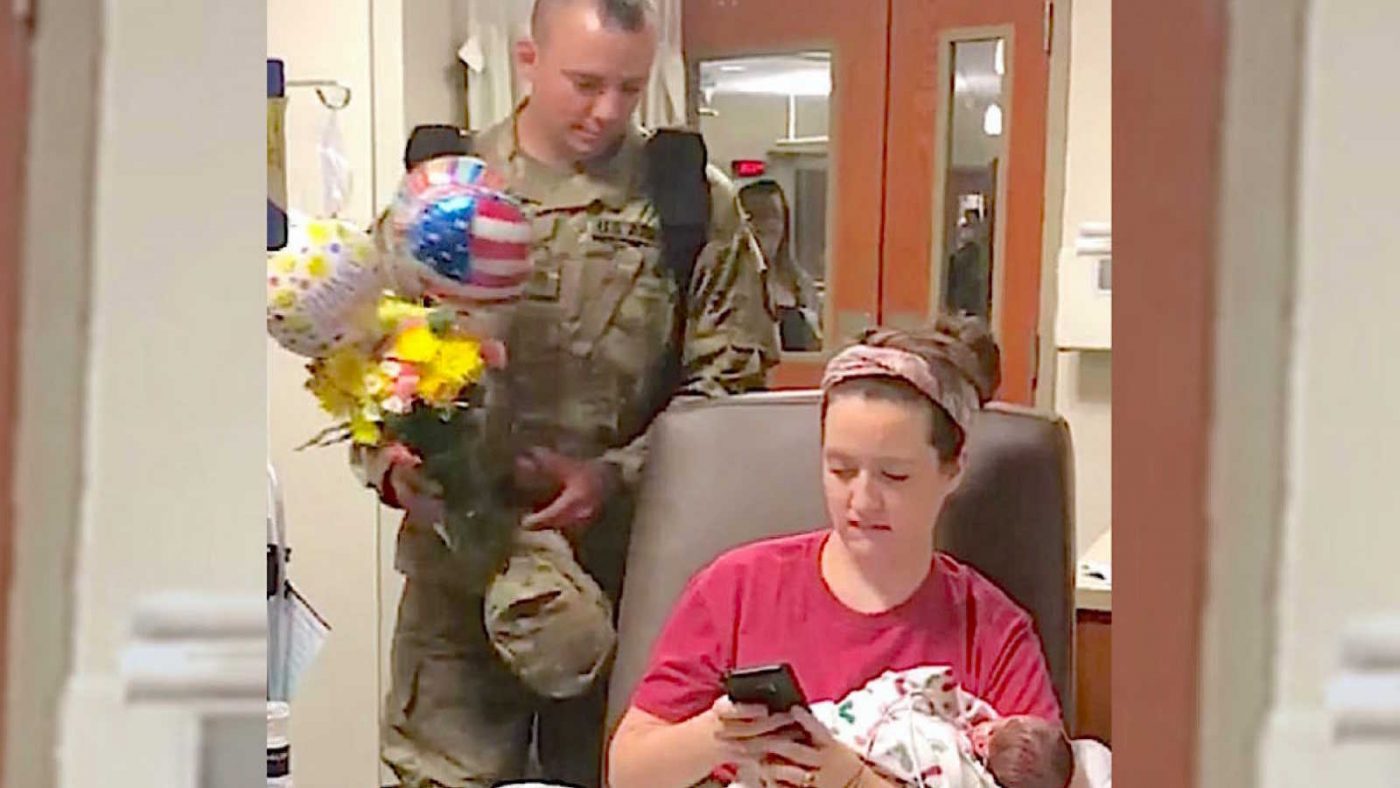 Žena je poslala poruku mužu vojniku da je rodila