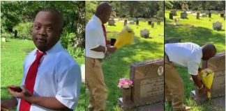 Tinejdžer s posebnim potrebama posjetio majčin grob kako bi joj rekao da je maturirao