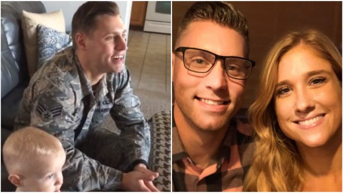Vojnik je briznuo u plač kada je vidio iznenađenje svoje supruge