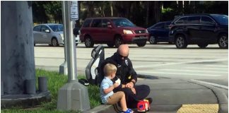 Mama je odlučila pokazati kako se policajac ponašao prema dječaku