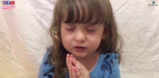 Djevojčica se odlučila pomoliti Bogu