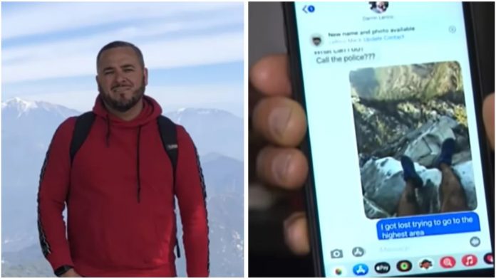 Izgubljeni planinar poslao je fotografiju prijatelju