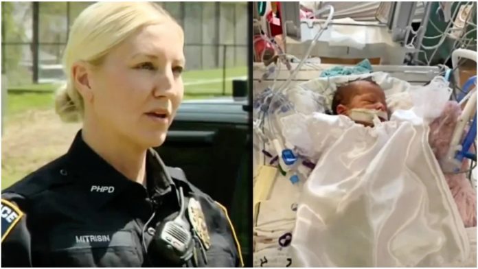 Novorđenče poplavilo policajka spasila život
