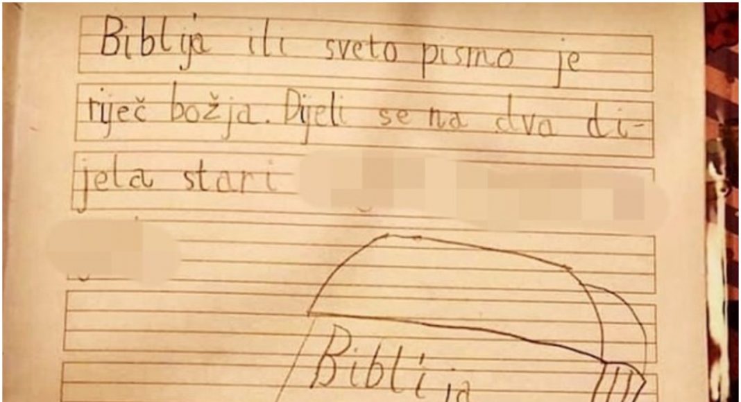 Učenikova definicija Biblije