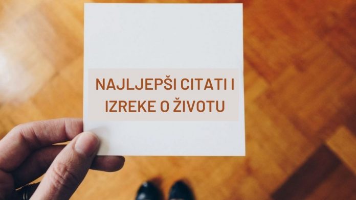 Citati o životu