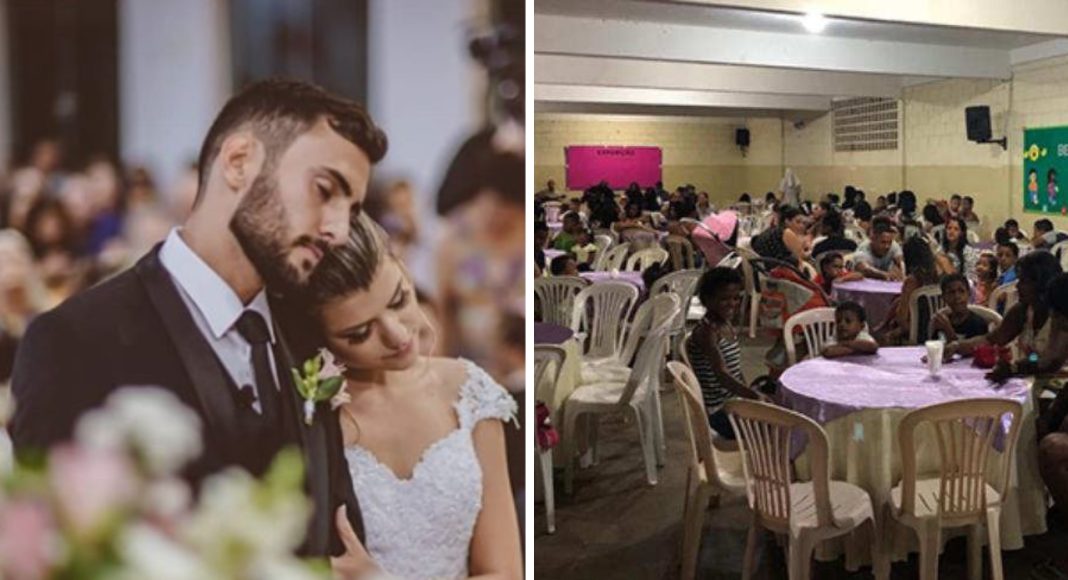 Mladenci na svadbenoj večeri okupili siromahe