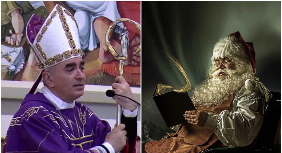 Katolički biskup djed Mraz ne postoji