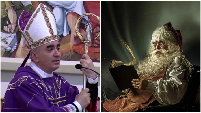 Katolički biskup djed Mraz ne postoji
