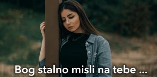 Bog stalno misli na tebe