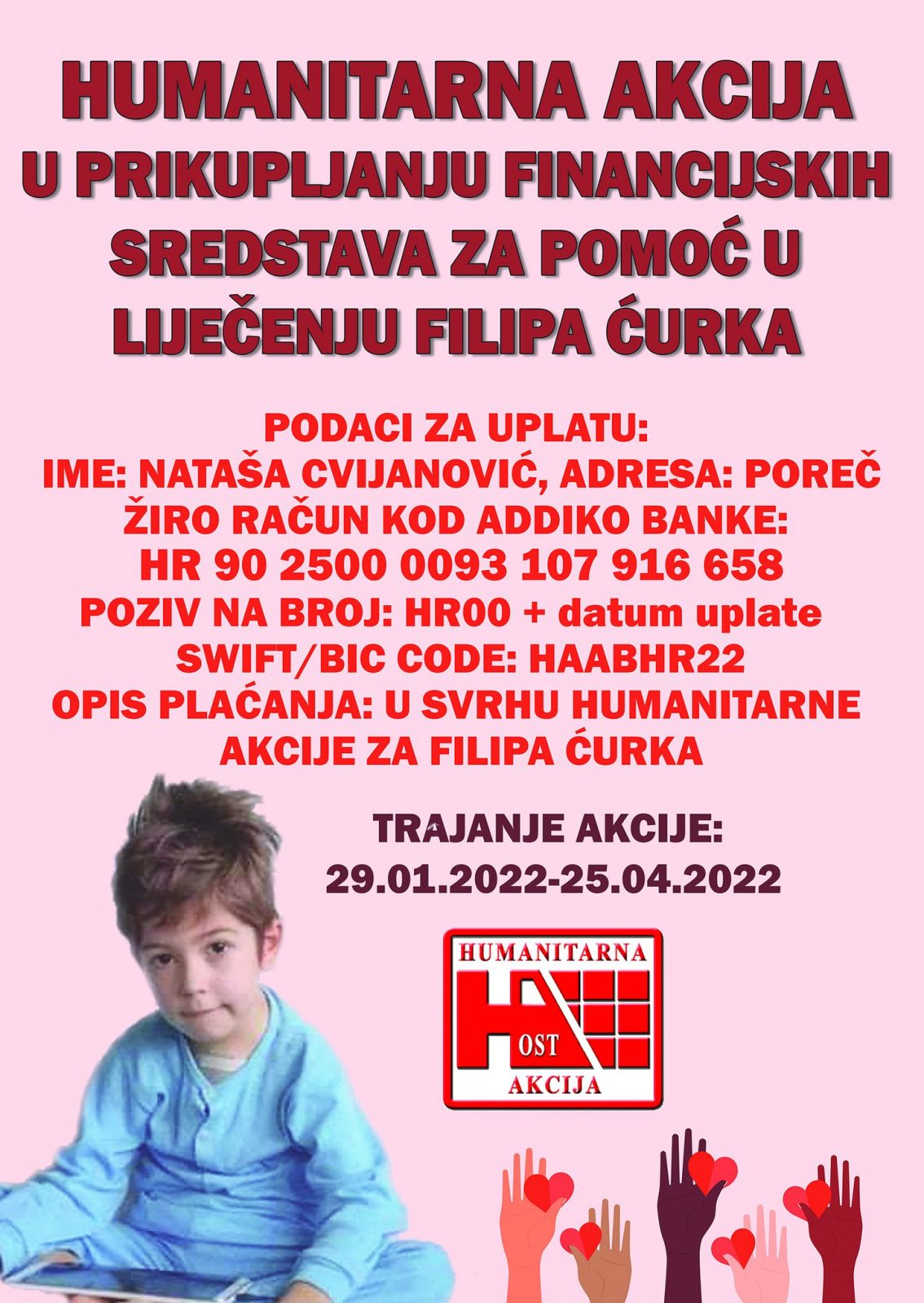 Humanitarna akcija za Filipa