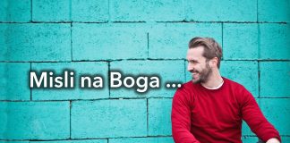 kada si radostan misli na boga