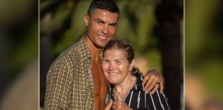 Cristiano Ronaldo s mamom