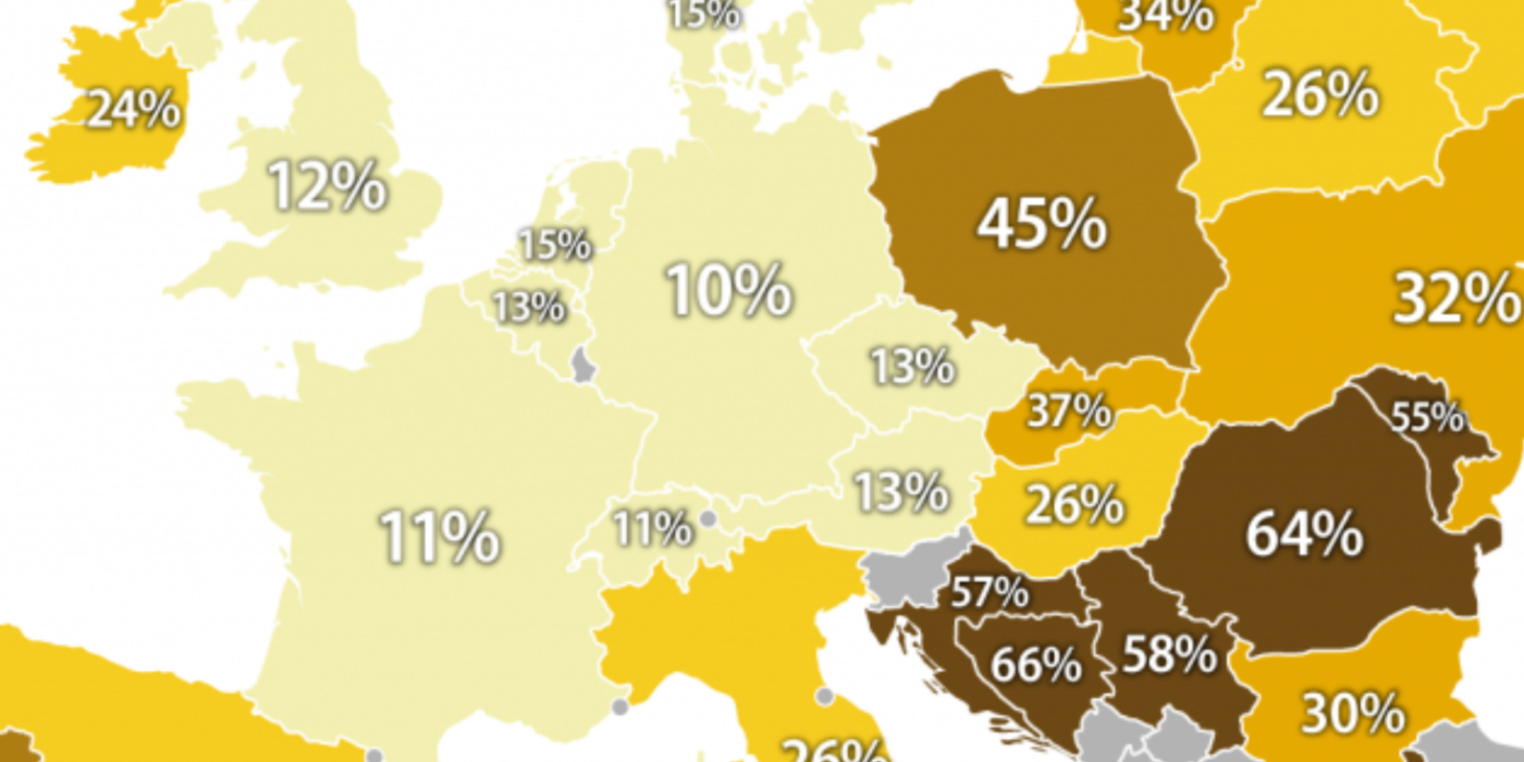 Europa karta vjera u Boga