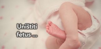 Mudrost dana Uništiti fetus gore je od ubojstva