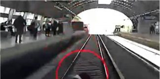 Pao na tračnice vlak prešao preko njega
