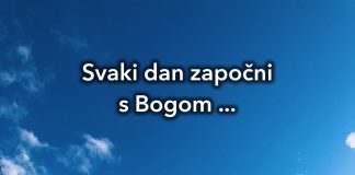 Svaki dan započni s Bogom