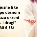 Što je Isus mislio kada je rekao da okrenemo drugi obraz