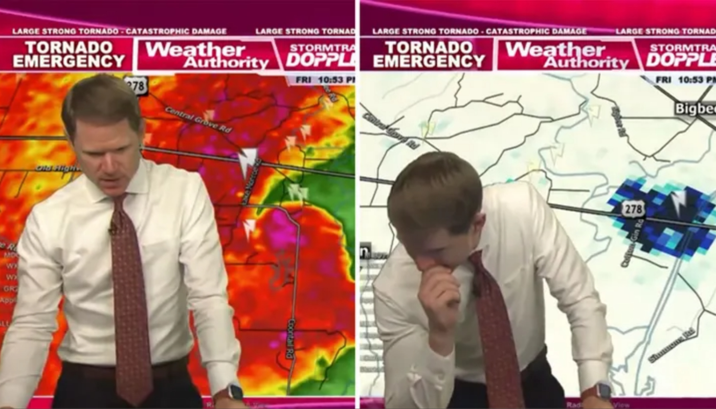 Meteorolog je izvještavao o smrtonosnom tornadu koji stiže