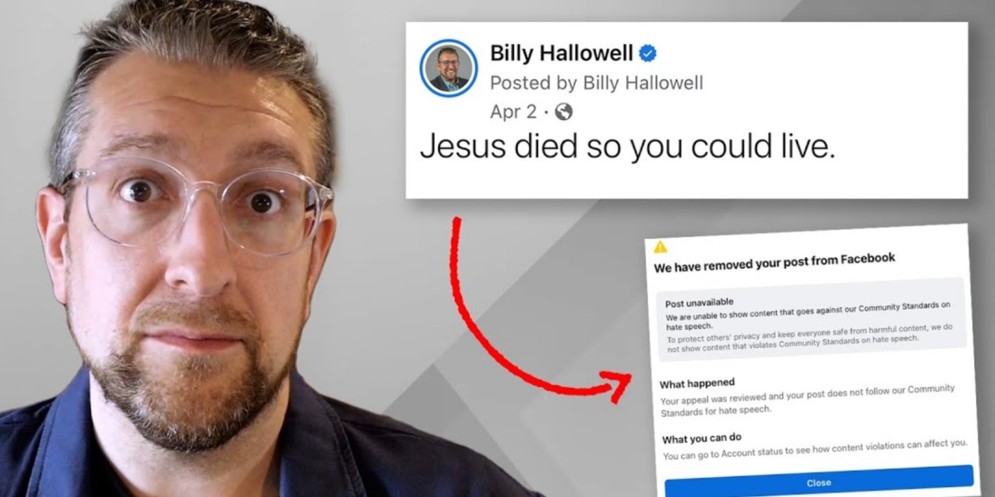 Facebook tvrdi da je spominjanje Isusove smrti 'govor mržnje'