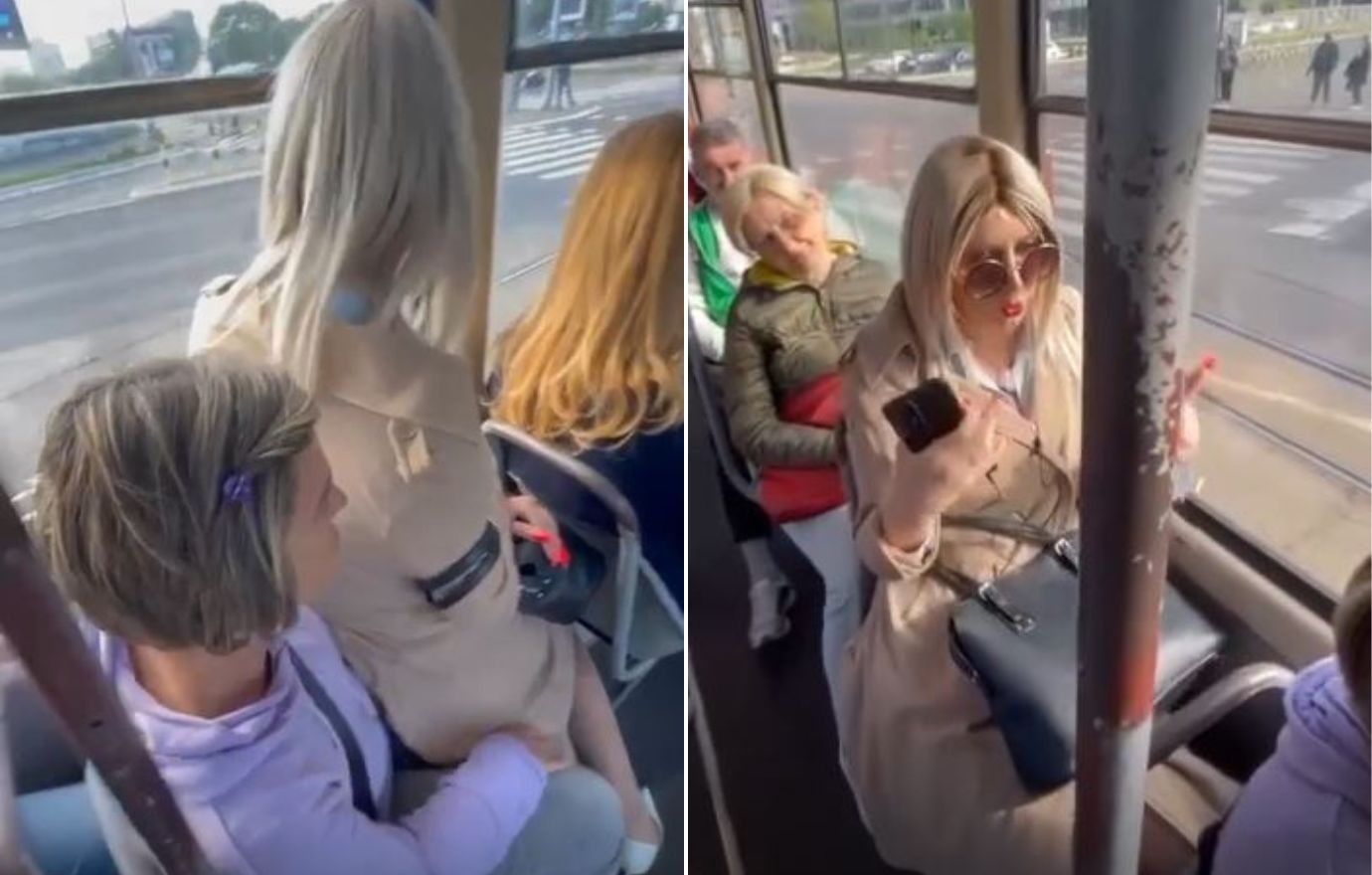 Plavuša sjela u krilo ženi u tramvaju i nije htjela ustati
