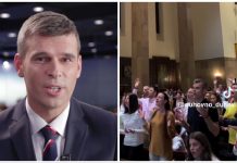 Petar Pereža je podigao ruke u zrak i slavio Boga