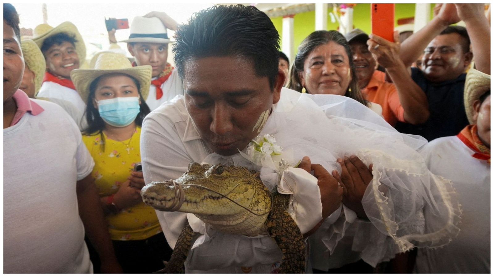 Gradonačelnik oženio ženku aligatora