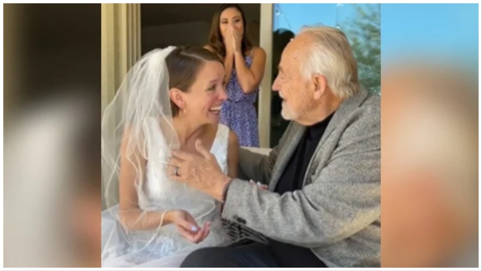 Otac koji pate od demencije nije mogao prepoznati kćer na vjenčanju