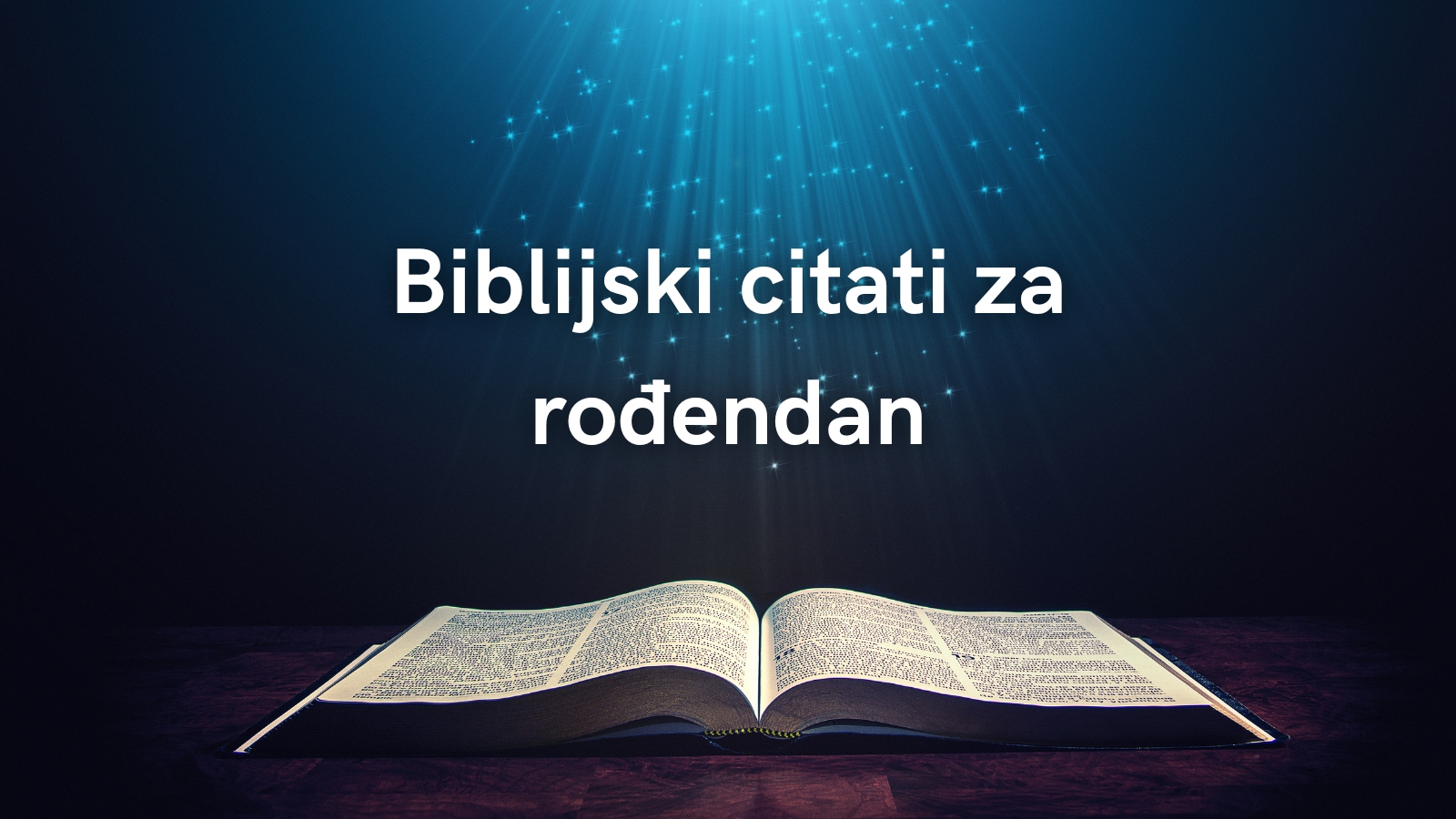 Biblijski citati za rođendan